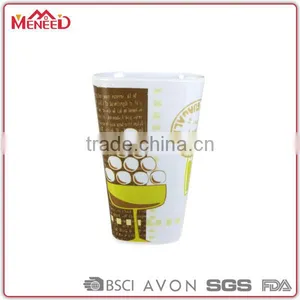 Non-toxic BPA Free Insulated Thick 12oz Hard Plastic Juice Cup thumbnail-1