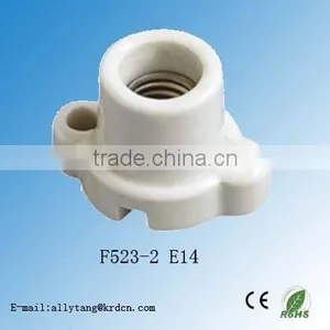 2017 New Design Electric E14 Ceramic Lamp Socket thumbnail-1