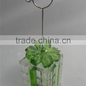 LED Plastic Acrylic Gift Box Lighting Businese Card Holder thumbnail-4
