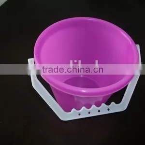 Children's Plastic Beach Bucket Toy Kitchen Small Water Bucket thumbnail-1
