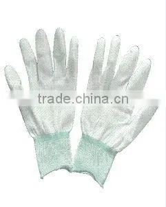 Finger Gloves . 13G Nylon Gloves With PU Finger Coated thumbnail-1