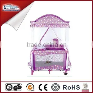Purple Corlor New Born Baby Bed thumbnail-1