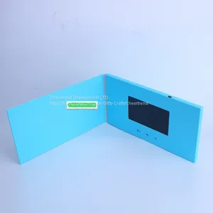 2017 the Latest High Quality Full Blue Color Printing 4.3 Inch Tft Lcd Video Advertising Brochure/video Greeting Card thumbnail-5