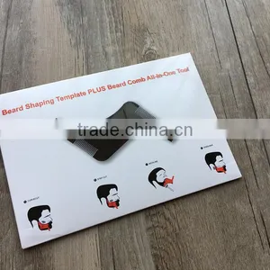 2017 New Arrival Beard Shaping Template Comb Beard Comb thumbnail-2