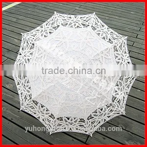 100% Cotton Made Lace Parasol for Promotion thumbnail-6