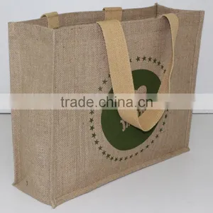 Promotion Wholesale 2017 New Style Customized Jute Tote Bag thumbnail-2