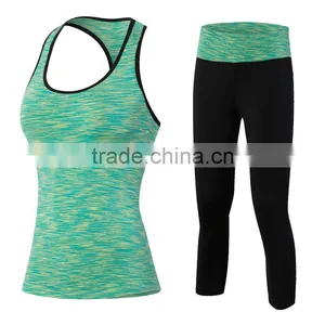 Women Sport Sets for Running Yoga Fitness Gym Girl Clothing Sports Bra and Sport Leggings Sportwear Suit for Woman thumbnail-4