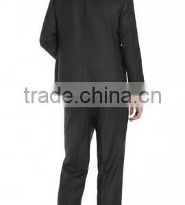 Grey Basket Weave 2-Button Wool Suit (SHT1172) thumbnail-2