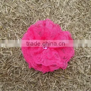 2015 Wholesale Kid s Fancy Lace Flowers Artificial Lace Flowers for Headbands thumbnail-1
