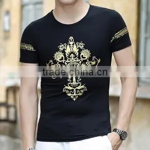 Manufactory Custom Logo Print T Shirt, 100% Coton Fabric,145gsm thumbnail-4
