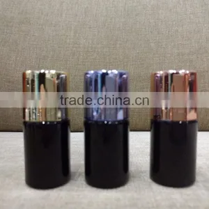 Fancy White UV Coated Bottle With Shiny Silver Cap,gel Bottle Sets With Cap and Brush India thumbnail-5