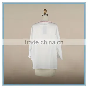 New Design Custom t Shirt Sweatshirts Office Lady Shirt With High Quality thumbnail-5