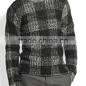 2015 Male Woollen Fabric Knitted Pattern for Man Sweater thumbnail-1