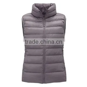 2015 New Design Woman Sleeveless Down With Stand-up Collar Vest thumbnail-4