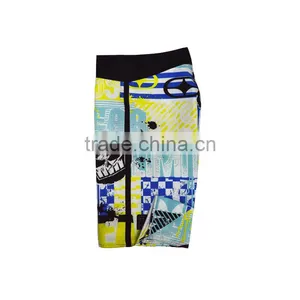 Men's Printed Board Shorts in 100%Polyester Fabric in Swimwear & Beachwear thumbnail-4