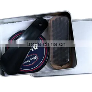 Gift Type Travel Usage Metal Tin Case Shoe Shine Kit thumbnail-1