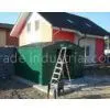 OEM Standard Green 12x10 Metal Storage Shed With Sliding Door , Powder Coated Frame thumbnail-1
