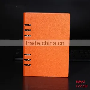 Wholesale Customized A5 PU Leather Notebook Office School Notebook thumbnail-2