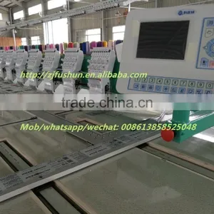 Fushun 912 9colors 9needles 12heads Flat Computerized Embroidery Machine thumbnail-3