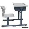 Double Desk, School Furniture, Classroom Furniture thumbnail-1