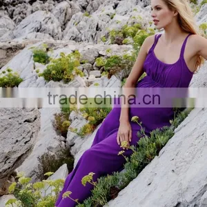 Hot Sale Spaghetti Strap Maternity Dress,latest Maternity Dress Pleated Designs, Maternity Clothing Wholesale thumbnail-2
