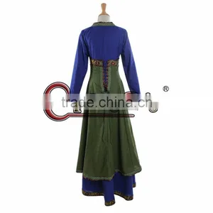 Custom Made Women's Medieval Dress Victorian Renaissance Gothic Dress thumbnail-5