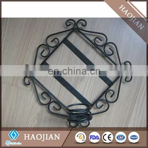 Pretty Wrought Iron Candle Holder thumbnail-1