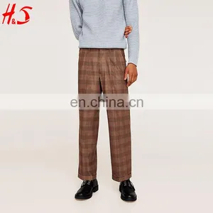 OEM Service Custom High Quality Pants Fashion Checked Mens Trousers thumbnail-1