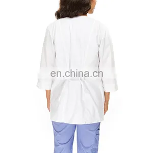 Hospital White Medical Doctor Lab Coat/100% Cotton Hospital Uniform thumbnail-3