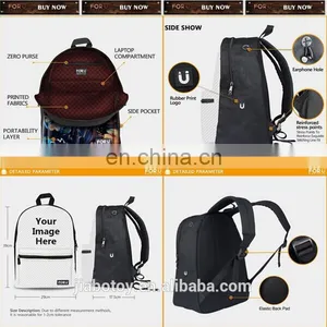 Hot Sale Design for You Mochila Feminina Mojo Style Rock Skull Boys Teenager Laptop Backpack School Bag Travel Bag thumbnail-6