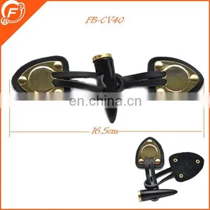 High Quality Leather Toggle in Gold Color for Sweater in Nickle Free thumbnail-1