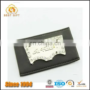 Wholesale Custom Cheap Hardware Jeans Accessories Metal Logo Label Patches thumbnail-1
