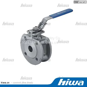 Wafer Type Stainless Steel Ball Valve Full Port PN16/40 （ISO-Direct Mounting Pad） thumbnail-1