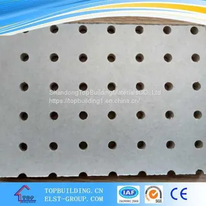 Perforated Gypsum Ceiling Tile / Acoustic Gypsum Ceiling thumbnail-3