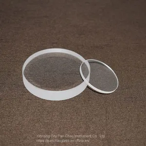 Polished Quartz Plate Transparent Clear Quartz Glass Plate Quartz Disc thumbnail-1
