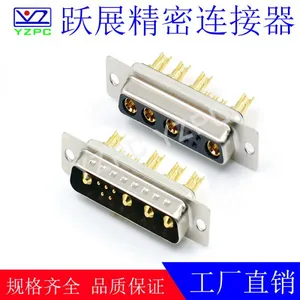 High Power Connector 9W4P Male Solder Female Industry Control Equipment Single 10A 40A thumbnail-1