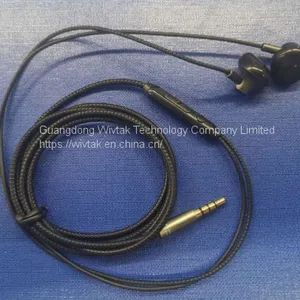 Factory Price OEM/ODM High-fidelity Wired Earphone Handsfree Mic Headphone In-ear Headset Water Proof Earbugs thumbnail-1