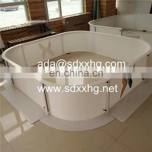 Floorball Rink Barriers Uhmw-pe Synthetic Ice Rink HDPE Plastic Skateboard Made in China thumbnail-5