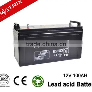 12 Volt 100ah Deep Cycle Solar Battery for Solar System thumbnail-1