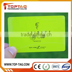 Promotional High Quality id Business Pvc Card With Embossed Number and Sticker thumbnail-2