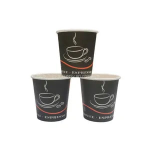 Factory China pe Coated Paper Single Wall Paper Cups Supplier Cold Drink Cups China Disposable Tableware thumbnail-1