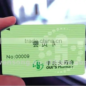 Custom Plastic Mateiral Business Card ,membership Card With Serial Number Quality Choice thumbnail-1