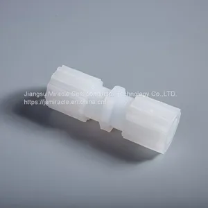 High Temperature Resistant PFA Straight Union Tube Fitting thumbnail-3
