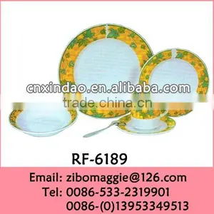Hot Sale Not Expensive Oversized Round Ceramic Dinnerware for Holiday Gift Daily Use thumbnail-1