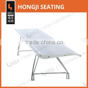 Popular Aluminum Alloy Bench Hospital Chair Waiting Office Chair H61A-3-E thumbnail-1