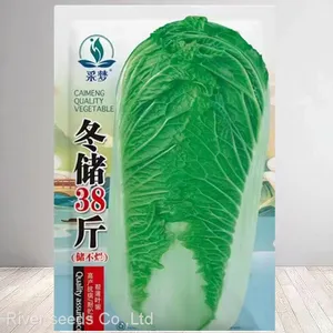 2200pcs Green Leaf Vegetables Brassica Rapa Pekinensis Seed Hybrid Fast Growing Chinese Cabbage Seeds thumbnail-1
