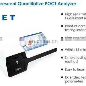 Animal Blood Chemistry Analyzer Fully Automatic Veterinary Biochemical Fluorescent Quantitative Immunoassy Analyzer thumbnail-3