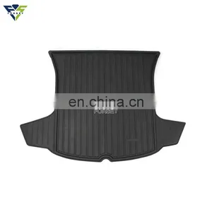 Anti-Scratch Carpet Set TPE Trunk Mats Waterproof Car Mats For Tesla Model Y Tesla Interior Modification Accessories thumbnail-1