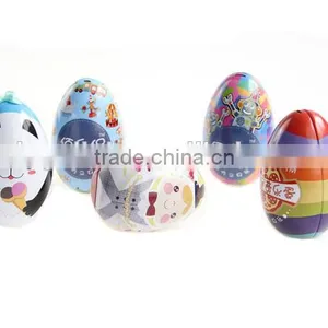 Hot Sales Small Egg-shaped Metal Box Gift Packaging thumbnail-1