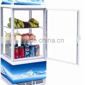 Four Side Glass Door Showcase 40L thumbnail-1